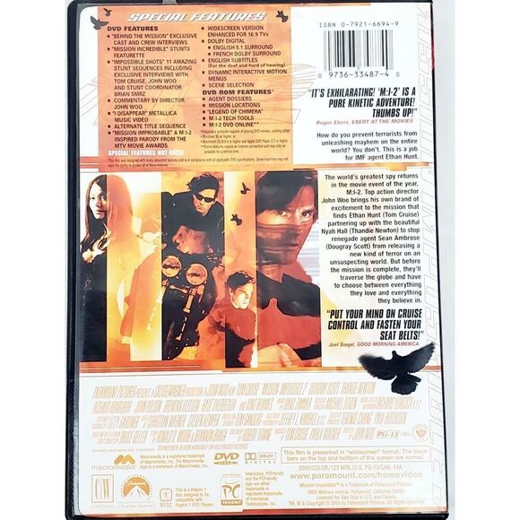 Mission Impossible 2 [DVD] - Picture 3 of 3